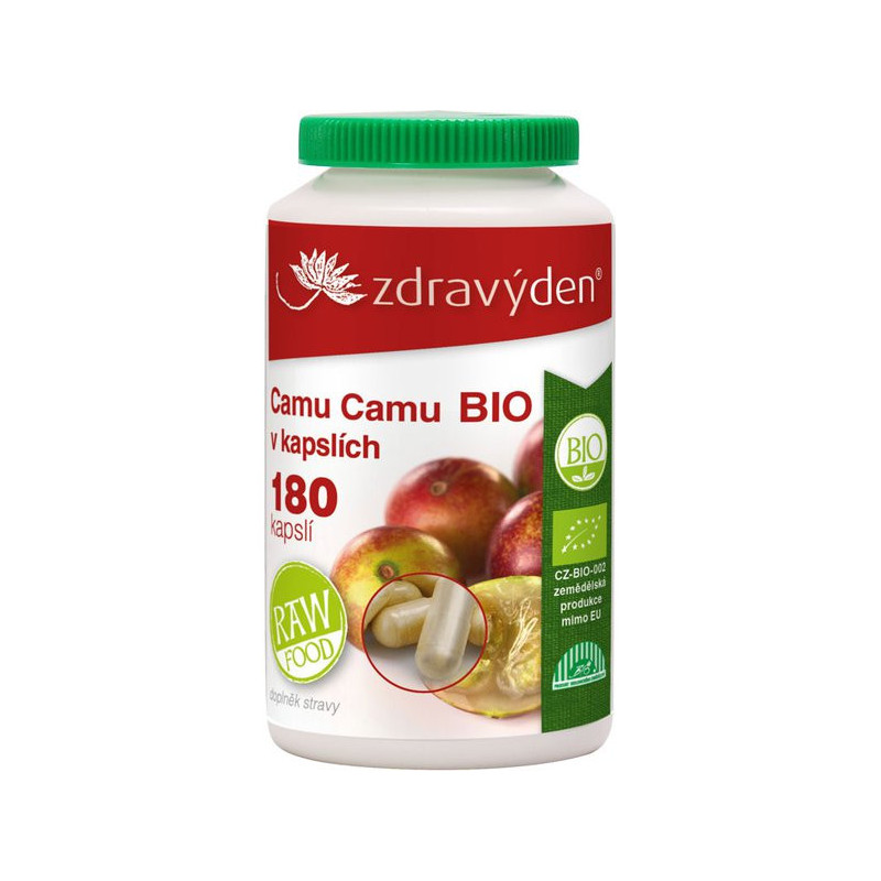 Zdravý den Camu Camu BIO 180 capsules