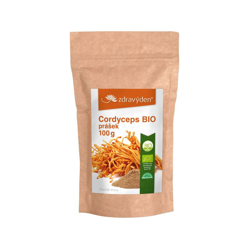 Zdravý deň Cordyceps Organic prášok 100g
