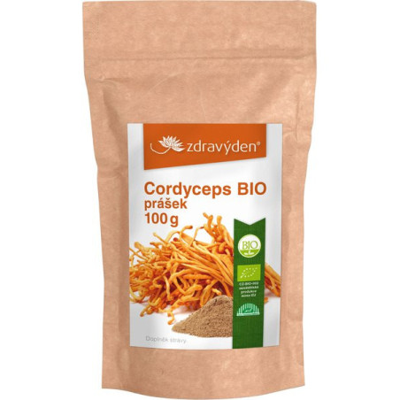 Zdravý den Cordyceps BIO prášek 100g