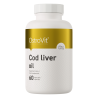 OstroVit Cod Liver Oil je výživový doplnok vyrobený z oleja z treščej pečene. Produkt je obohatený aj o vitamín A a vitamín D, ktoré patria medzi kľúčové živiny pre správne fungovanie organizmu. Praktická forma ľahko prehĺtateľných kapsúl umožňuje pohodlné a bezproblémové užívanie. Výrobok je určený pre všetkých, ktorí chcú doplniť svoju stravu o cenné prírodné látky.
