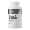 OstroVit Omega 3 Extreme 90 kapslí je doplněk stravy, který v jedné porci poskytuje tělu až 1000 mg rybího oleje. Zároveň je zdrojem významného množství cenných nenasycených mastných kyselin, jako je kyselina eikosapentaenová (EPA) a kyselina dokosahexaenová (DHA). OstroVit Omega 3 Extreme 90 kapslí je produkt dostupný ve formě snadno polykatelných softgelových kapslí, který vystačí až na 3 měsíce pravidelné suplementace.