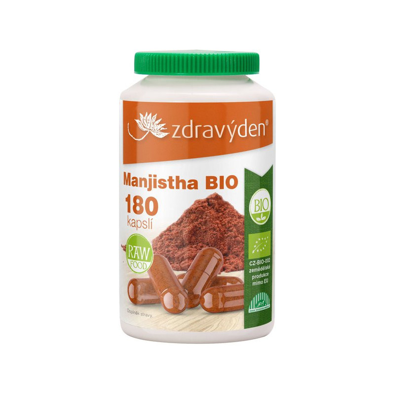 Manjistha BIO 180 kapslí