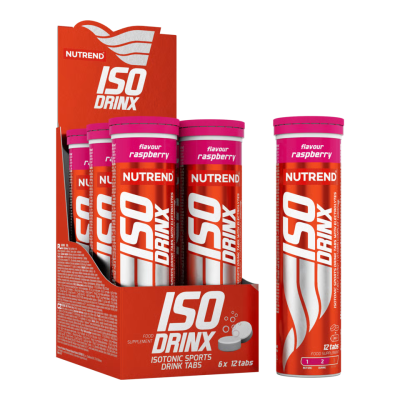 Nutrend Isodrinx 12 tabletek, malina