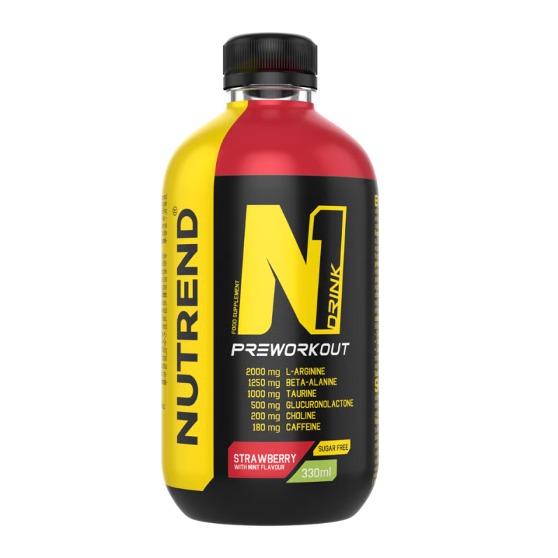 Napój Nutrend N1 330 ml - Truskawka i mięta