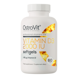 Ostrovit Vitamin D3 2000 IU 60 capsules