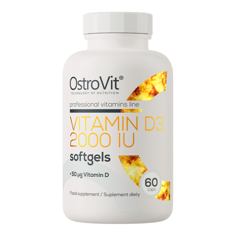 Ostrovit Vitamín D3 2000 IU 60 kapsúl
