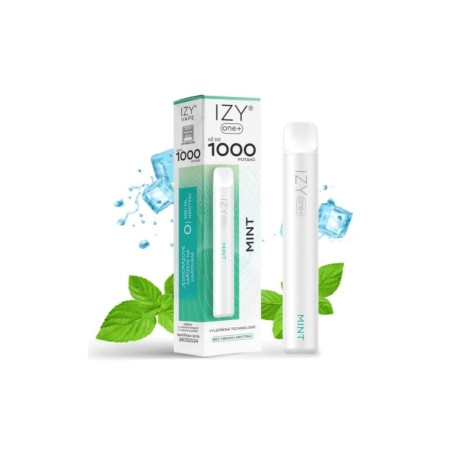IZY ONE+ disposable e-cigarette Mint - nicotine free