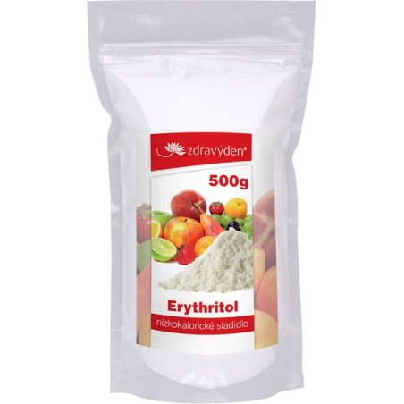 Zdravý den Erytrytol, słodzik niskokaloryczny 500g