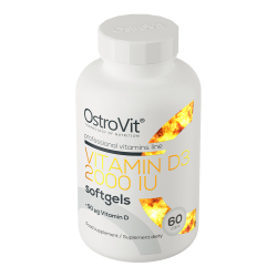 Ostrovit Vitamín D3 2000 IU 60 kapsúl