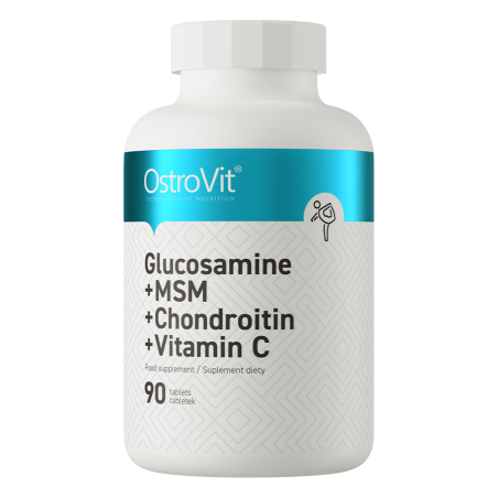 Ostrovit Glukozamina + MSM + Chondroityna + Witamina C 90 tabletek