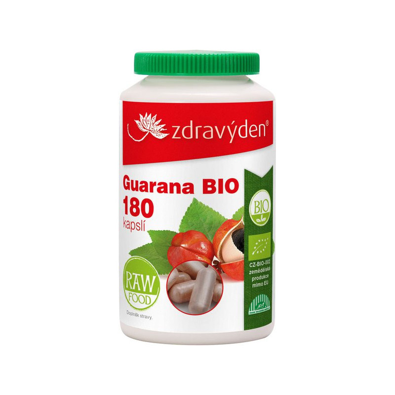 Zdravý deň Guarana BIO 180 kapsúl