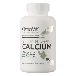 Ostrovit Vitamín D3 + K2 + Vápnik 90 tabliet
