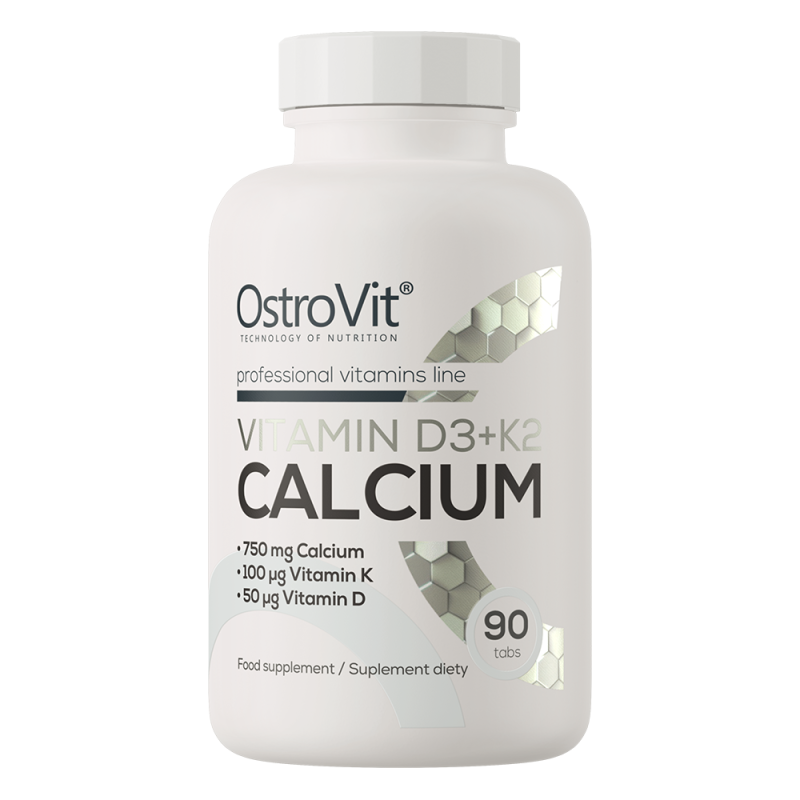 Ostrovit Vitamin D3 + K2 + Calcium 90 Tabletten