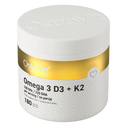 OstroVit Omega 3 D3+K2 180 capsules
