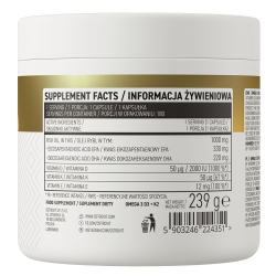 OstroVit Omega 3 D3+K2 180 Kapseln