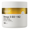 A combination of high-quality omega-3 fatty acids (EPA and DHA) with vitamins D3 and K2 for comprehensive support of the heart, bones and immunity. An ideal supplement for daily health care in a practical capsule form.