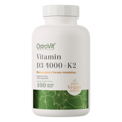 Ostrovit Vitamin D3 4000 IU + K2 VEGE 100 tablets