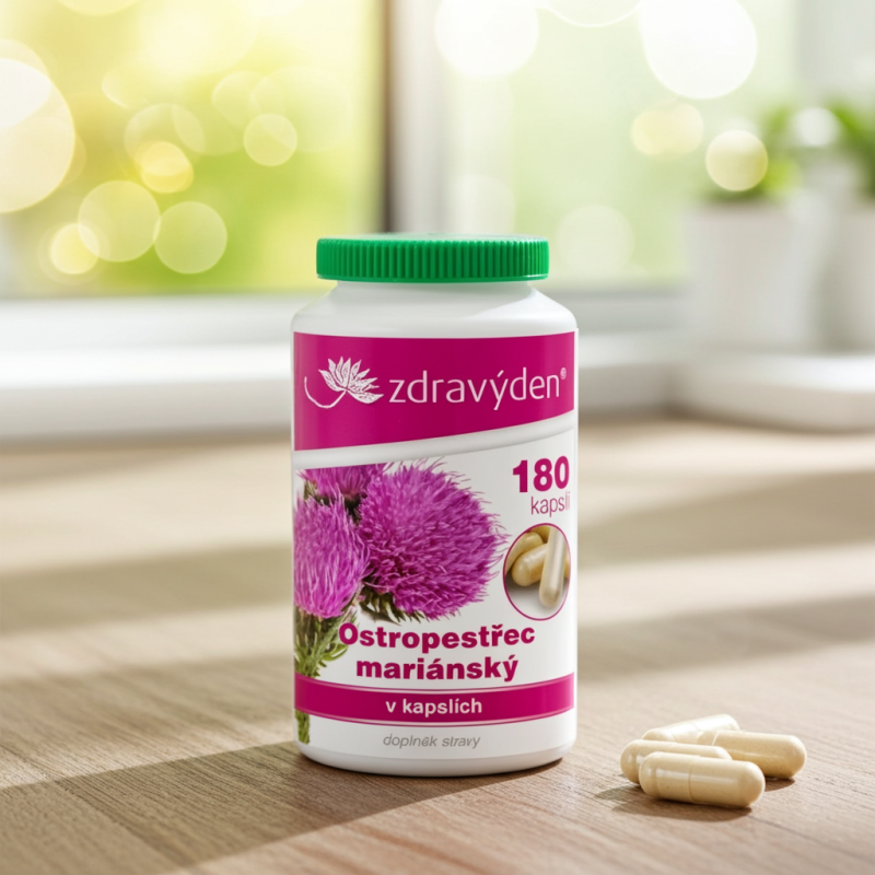 Zdravý den Mariendistel 180 Kapseln