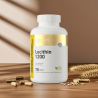 Lecithin is a natural substance belonging to the phospholipids, which is an important part of cell membranes. This dietary supplement containing 1200 mg of lecithin per capsule is popular for supporting brain function, memory and fat metabolism.
It is suitable as part of daily care for mental performance and overall vitality.