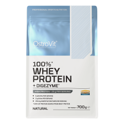OstroVit 100% Whey Protein + DigeZyme 700 g - natural