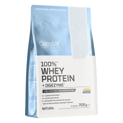 OstroVit 100% Whey Protein + DigeZyme 700 g - prírodný