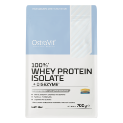 OstroVit 100% Whey Protein Isolate + DigeZyme 700 g - přírodní