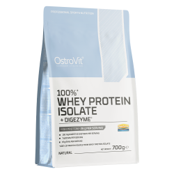 OstroVit 100% Whey Protein Isolate + DigeZyme 700 g - prírodný