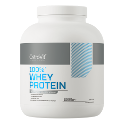OstroVit 100% Whey Protein 2000 g - jablečný koláč