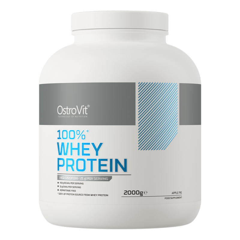 OstroVit 100% Whey Protein 2000 g - jablkový koláč
