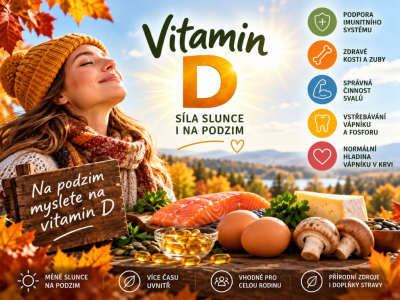 Vitamin D na podzim: proč na něj myslet, když ubývá slunce